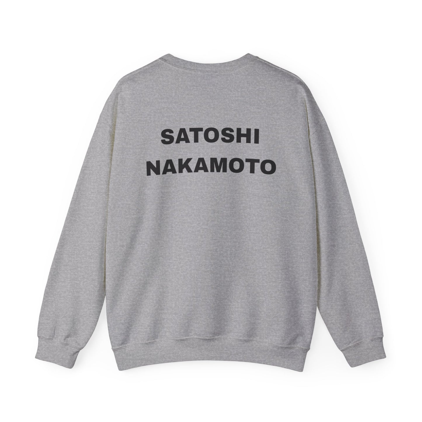 Satoshi Nakamoto Heavy Crewneck Sweatshirt