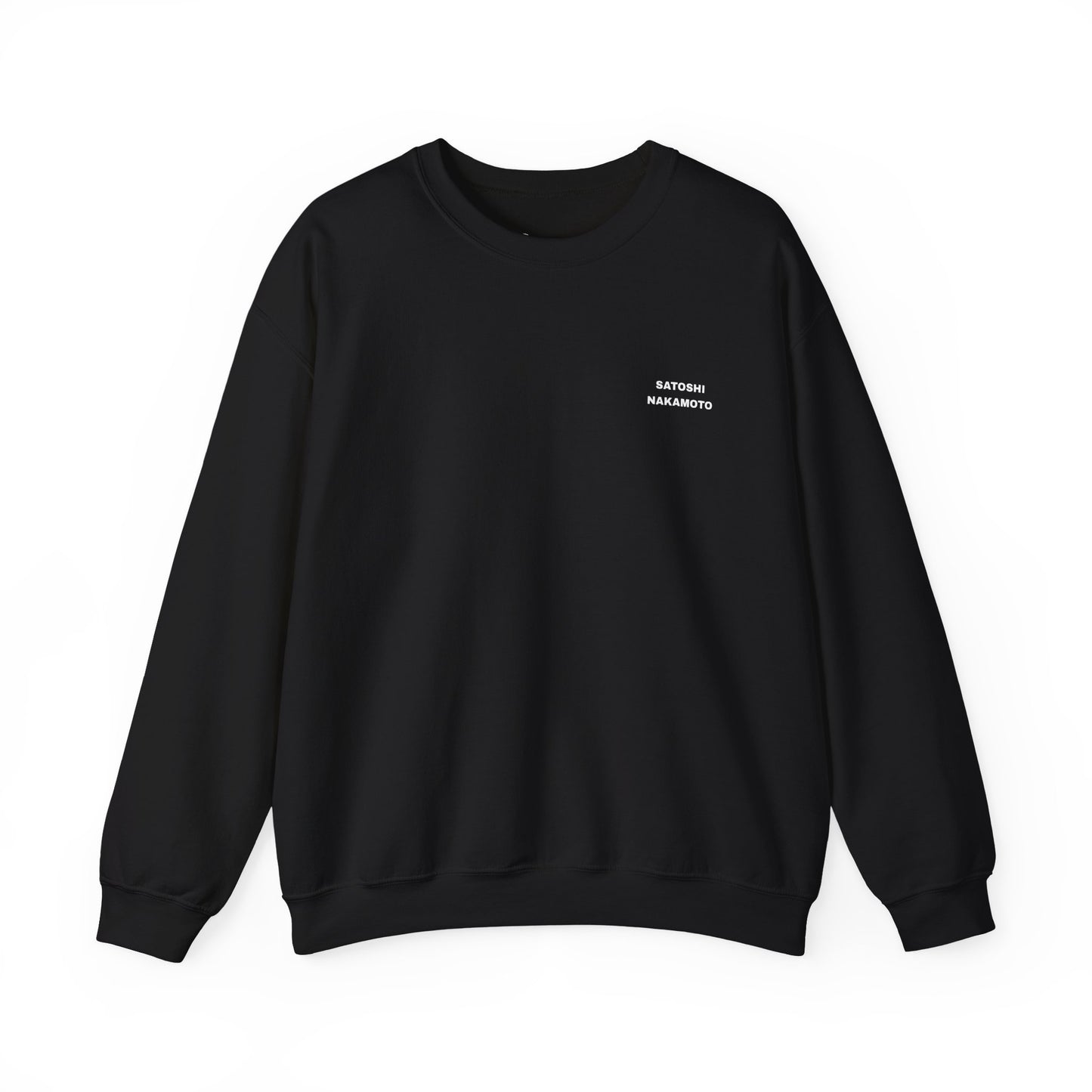Satoshi Nakamoto Heavy Crewneck Sweatshirt