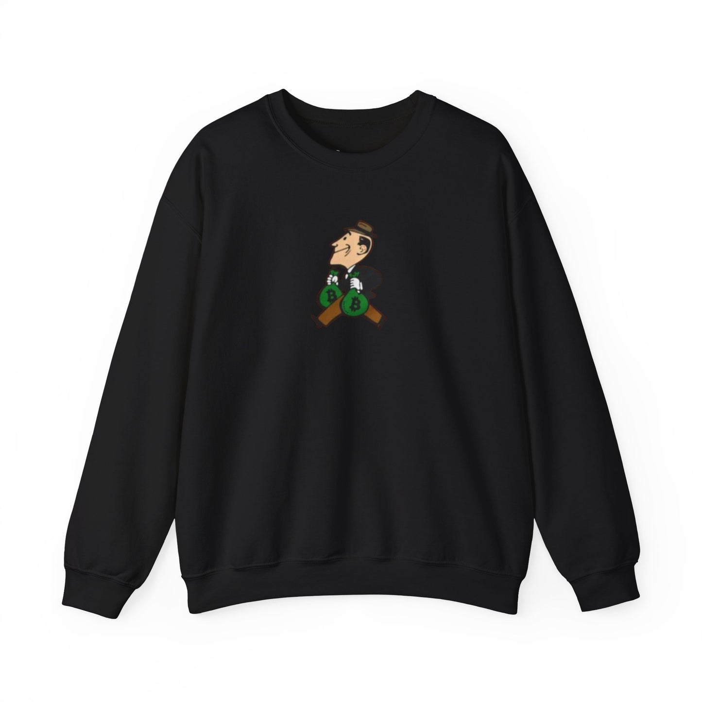 BITCOIN BTC MAN Heavy Crewneck Sweatshirt