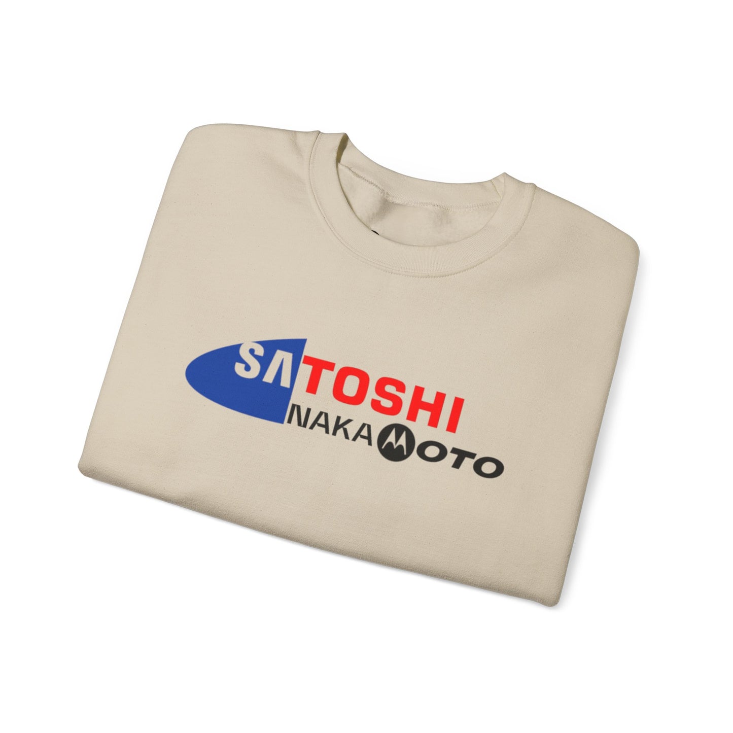 Satoshi Nakamoto LOGO Heavy Crewneck Sweatshirt