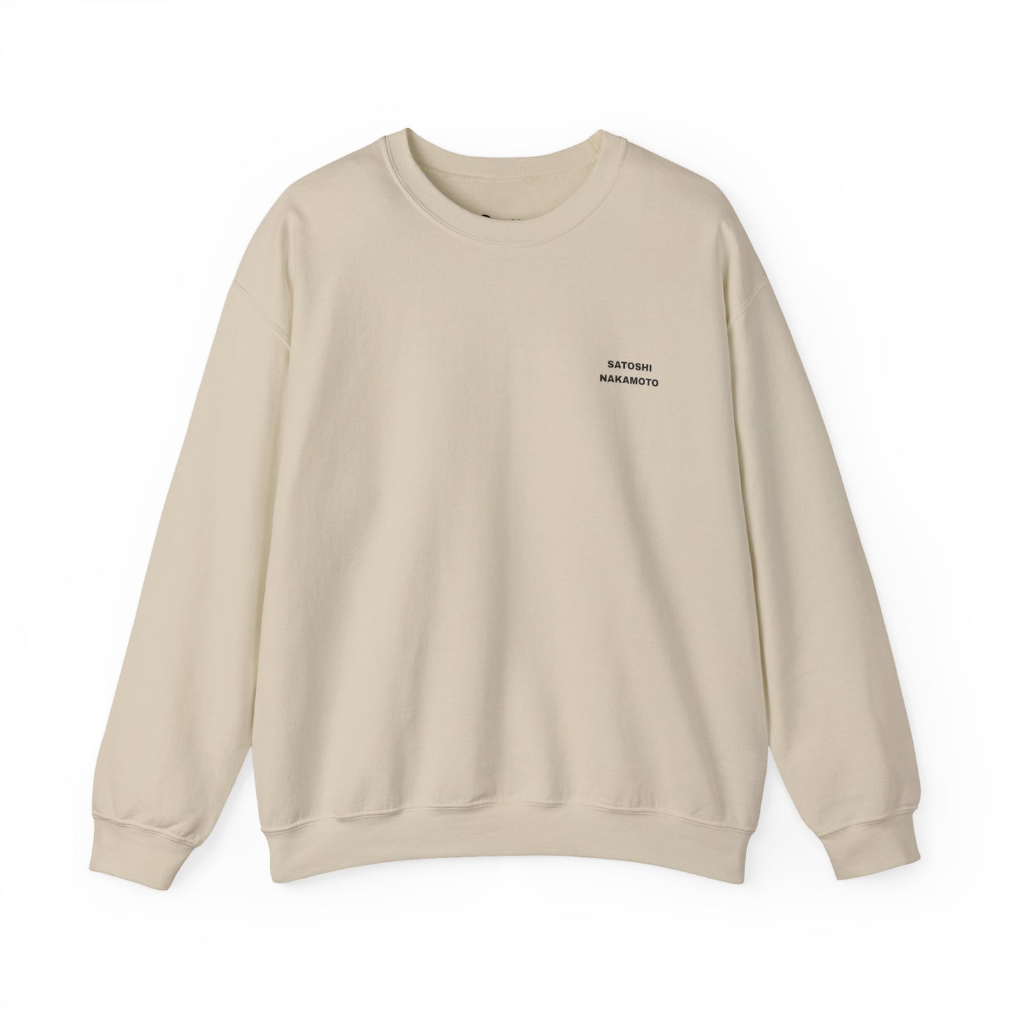 Satoshi Nakamoto Heavy Crewneck Sweatshirt