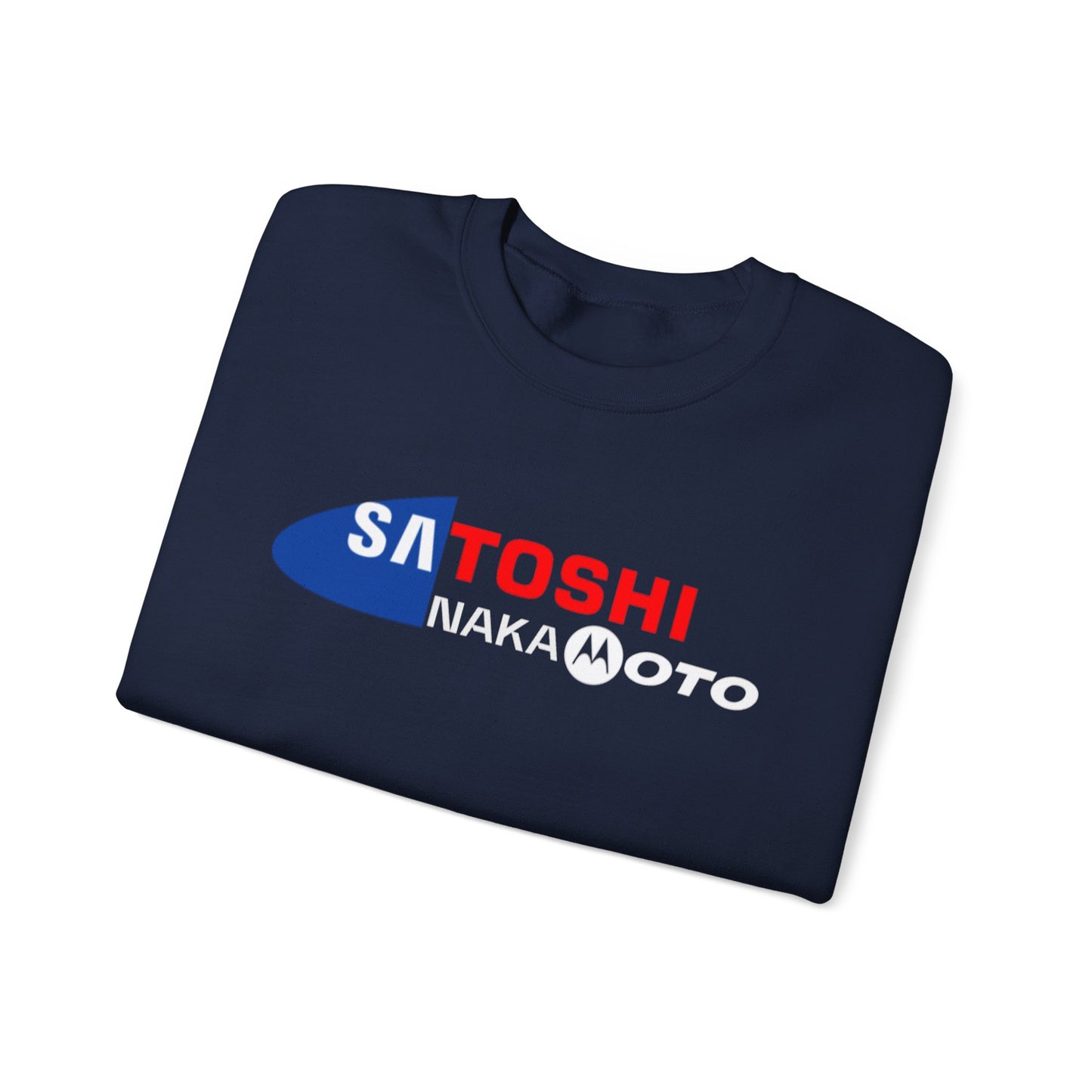 Satoshi Nakamoto LOGO Heavy Crewneck Sweatshirt