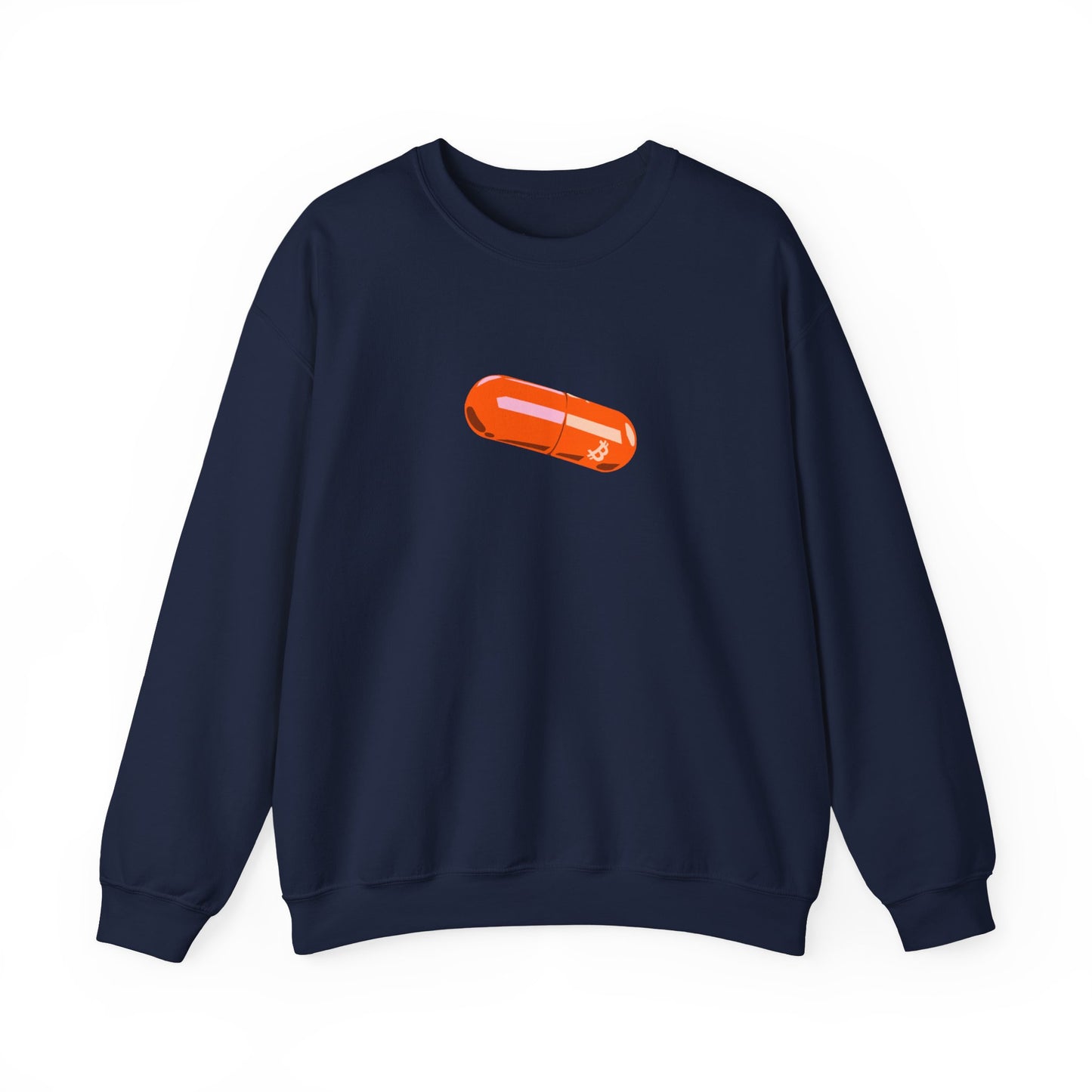 BITCOIN PILL Heavy Crewneck Sweatshirt