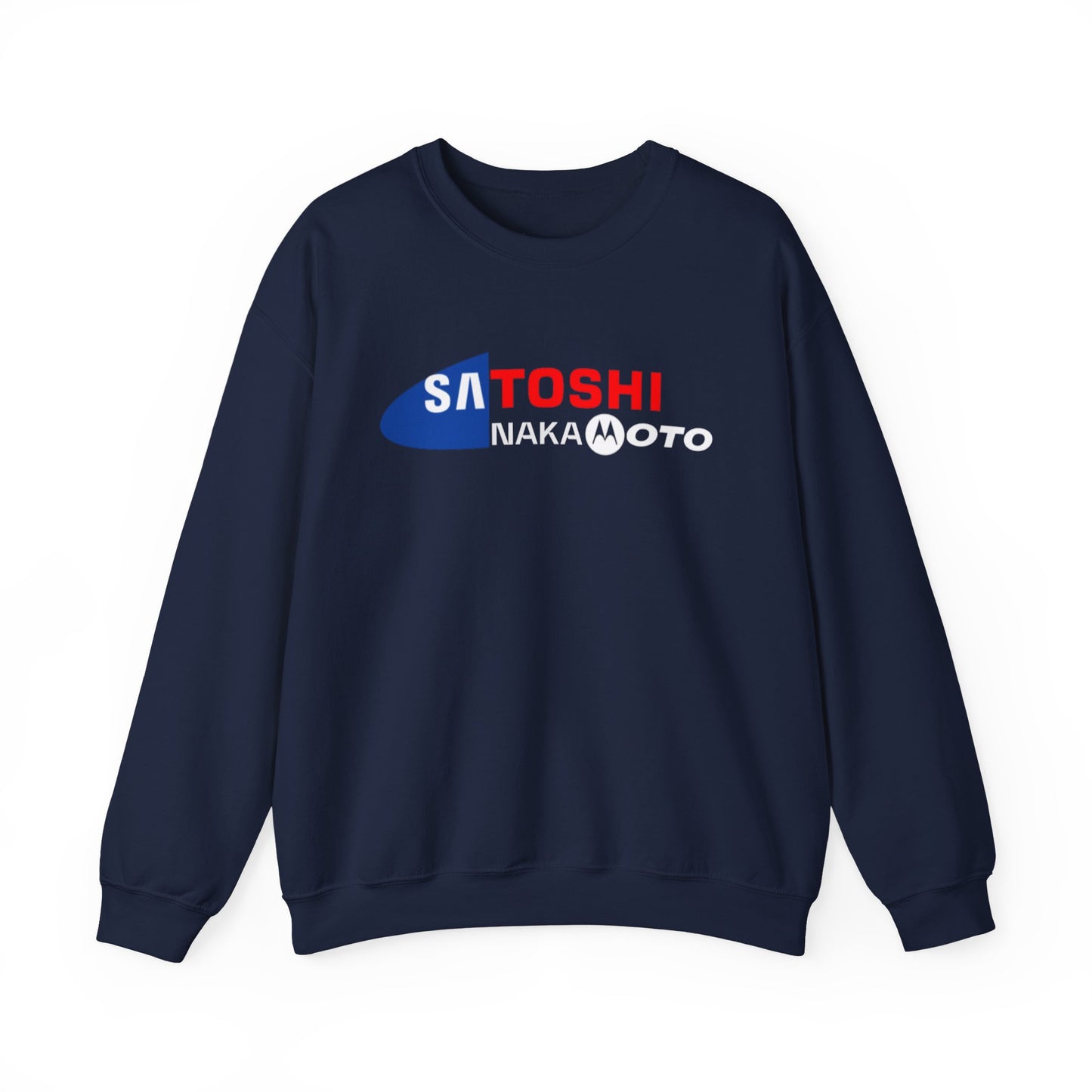 Satoshi Nakamoto LOGO Heavy Crewneck Sweatshirt