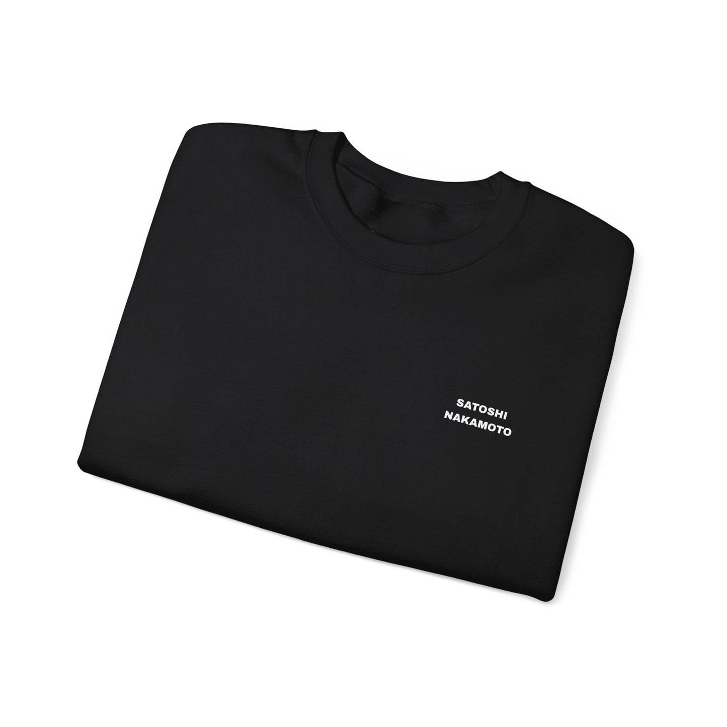 Satoshi Nakamoto Heavy Crewneck Sweatshirt