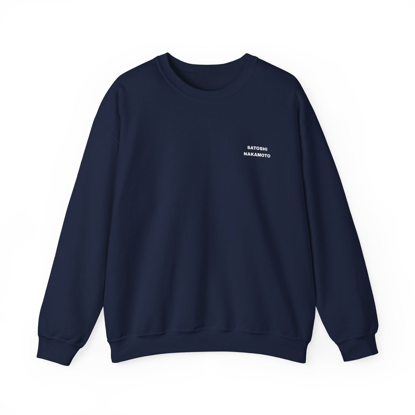 Satoshi Nakamoto Heavy Crewneck Sweatshirt