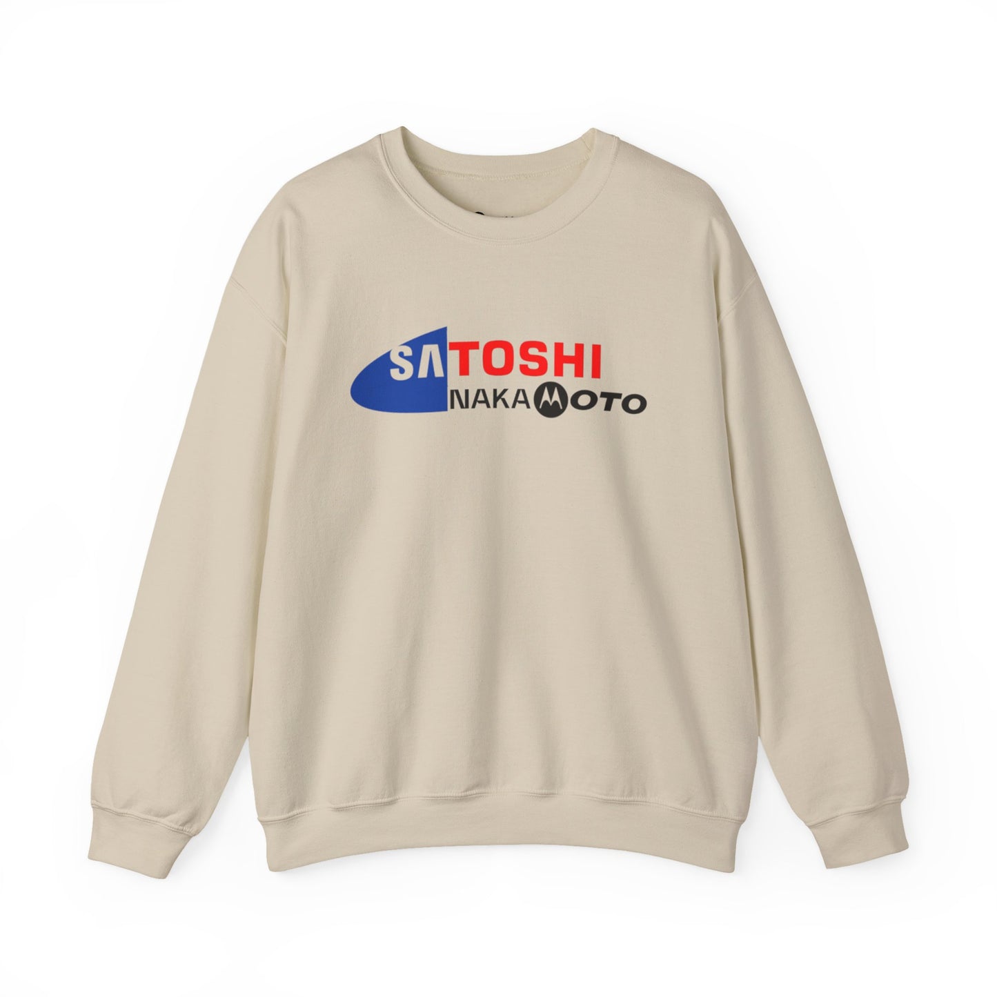 Satoshi Nakamoto LOGO Heavy Crewneck Sweatshirt