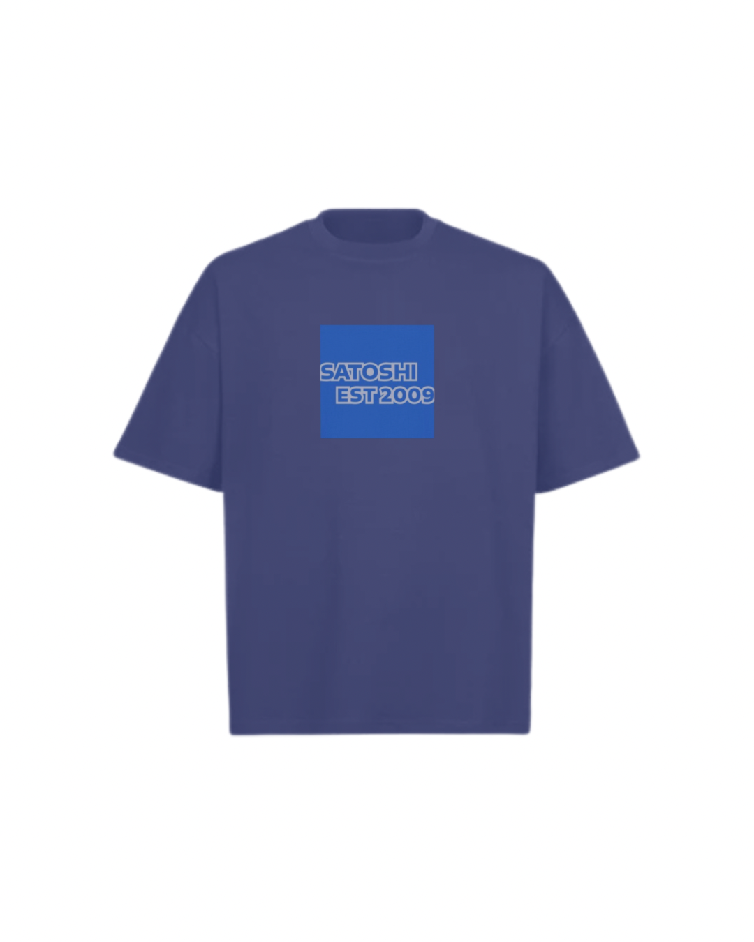 SATOSHI 2009 Logo Oversized Boxy Tee