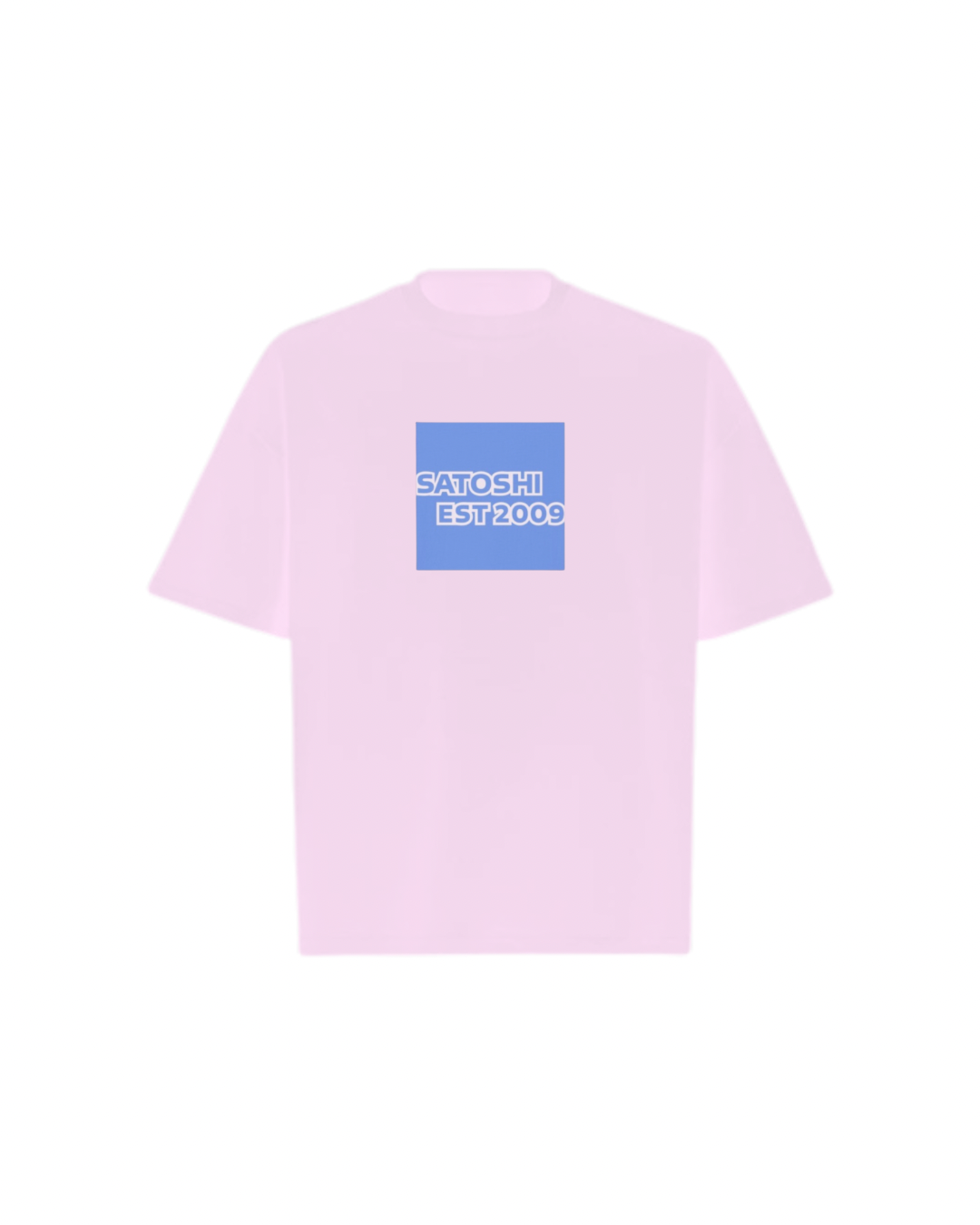 SATOSHI 2009 Logo Oversized Boxy Tee