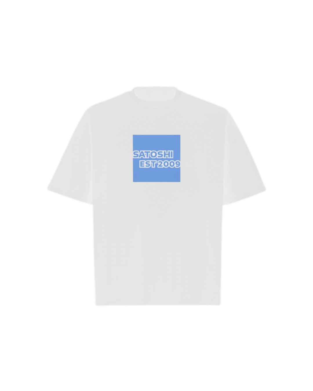 SATOSHI 2009 Logo Oversized Boxy Tee