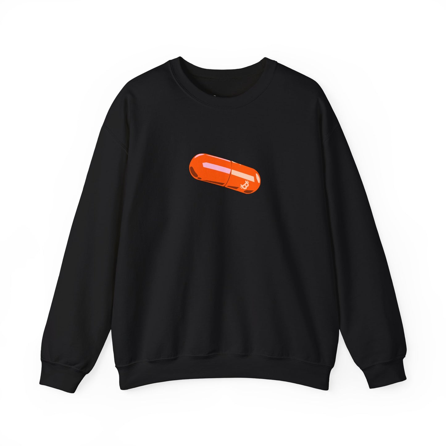 BITCOIN PILL Heavy Crewneck Sweatshirt