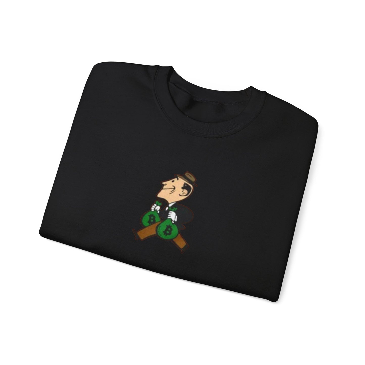 BITCOIN BTC MAN Heavy Crewneck Sweatshirt