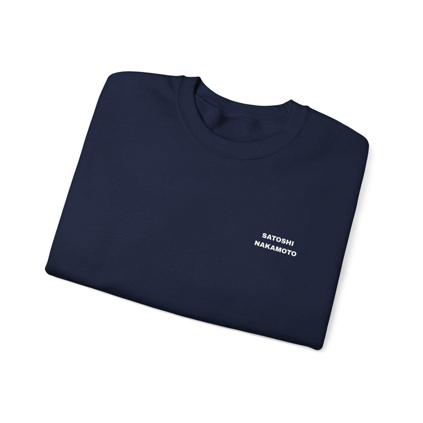 Satoshi Nakamoto Heavy Crewneck Sweatshirt