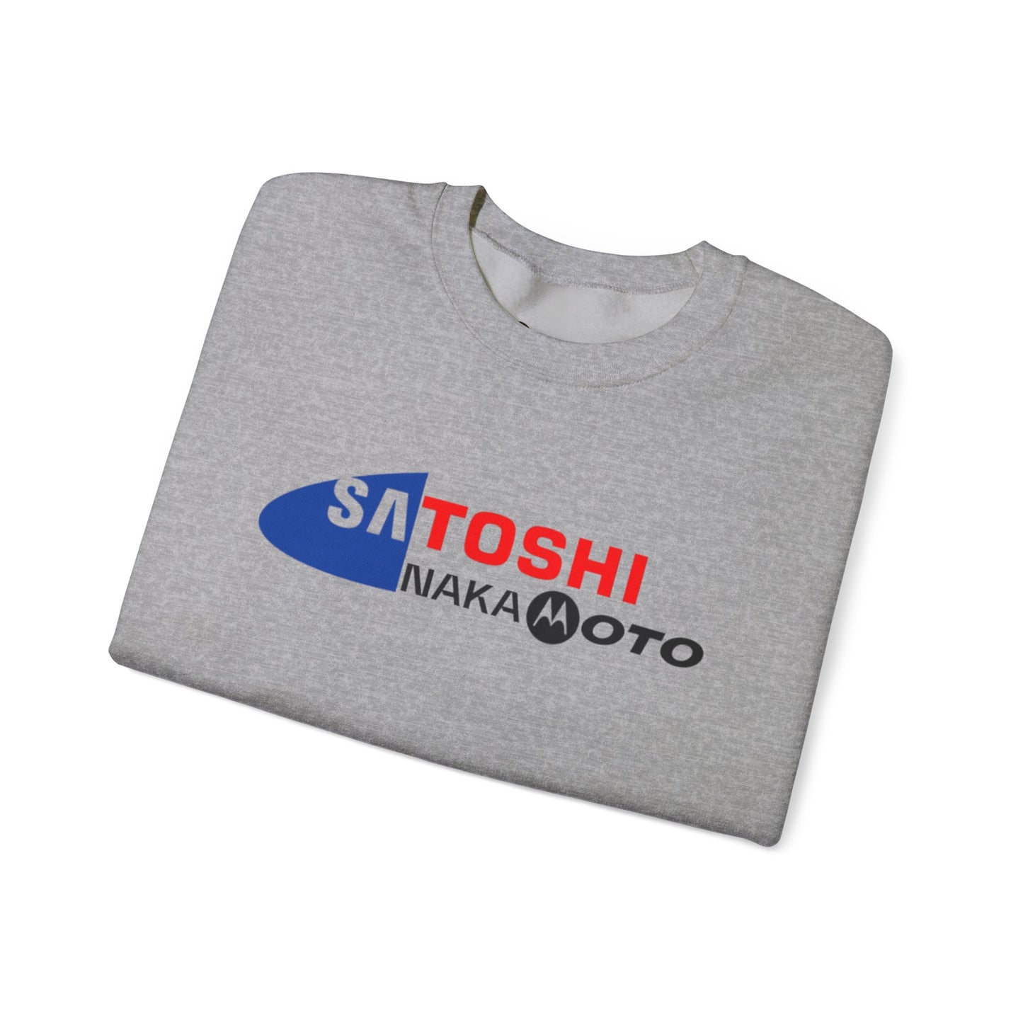 Satoshi Nakamoto LOGO Heavy Crewneck Sweatshirt