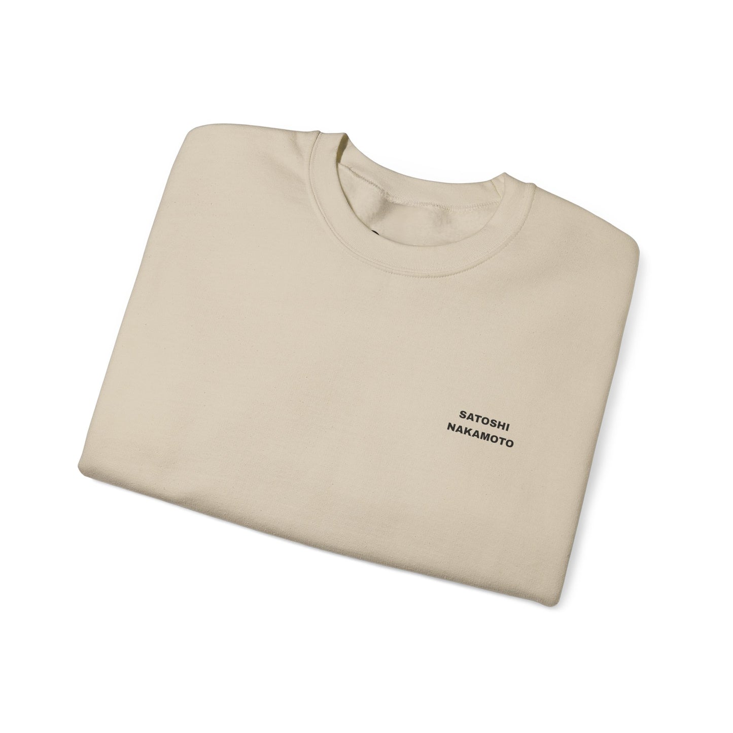 Satoshi Nakamoto Heavy Crewneck Sweatshirt