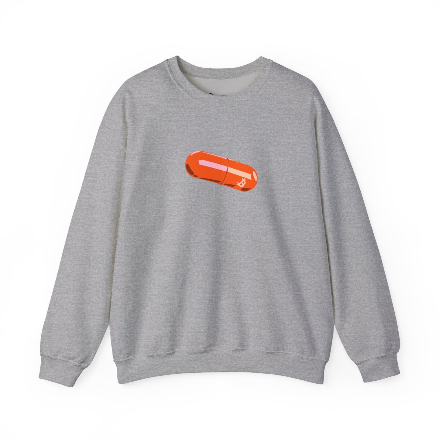 BITCOIN PILL Heavy Crewneck Sweatshirt