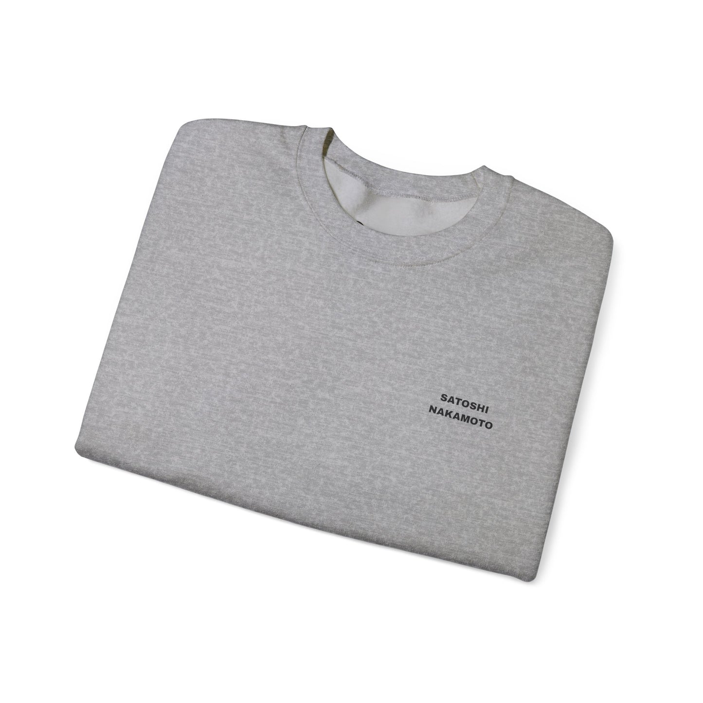 Satoshi Nakamoto Heavy Crewneck Sweatshirt