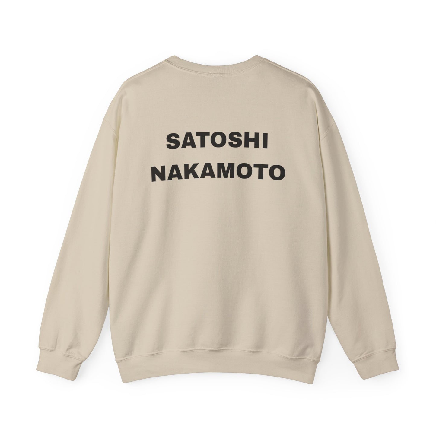 Satoshi Nakamoto Heavy Crewneck Sweatshirt