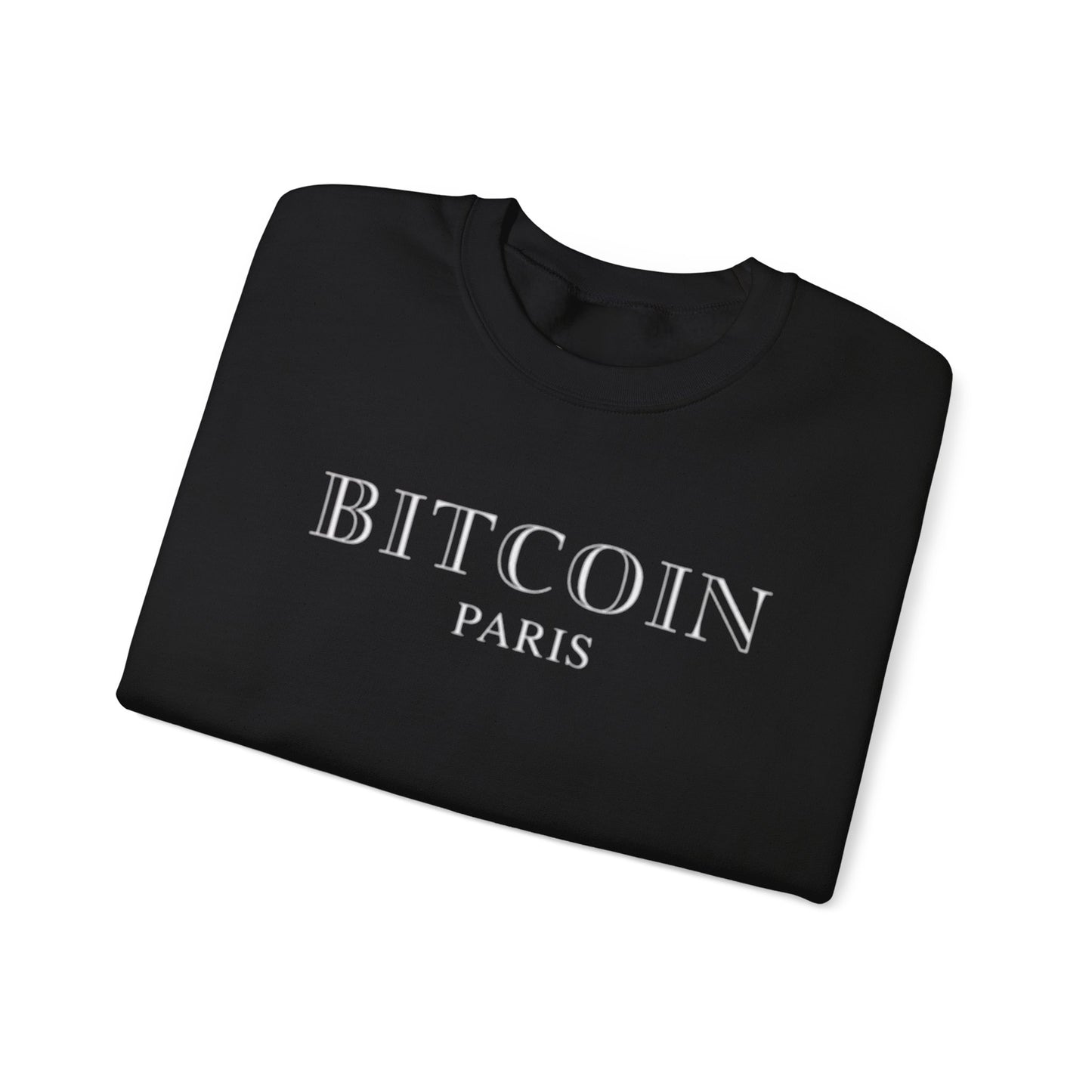 BITCOIN PARIS Heavy Crewneck Sweatshirt