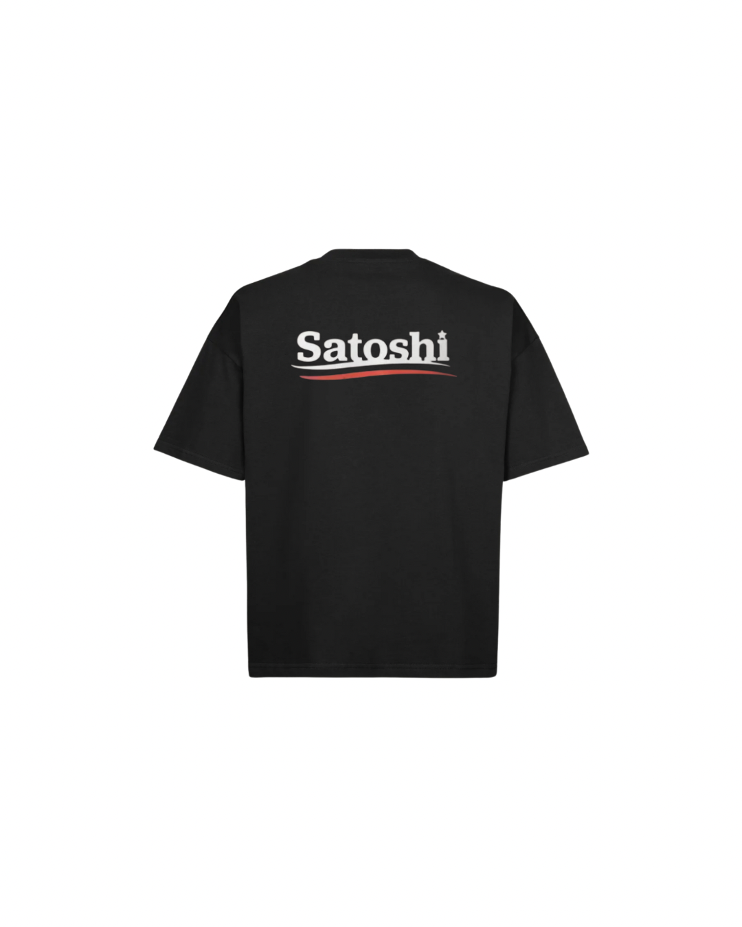 SATOSHI POLITICAL CAMPAIGN Oversized Boxy Tee
