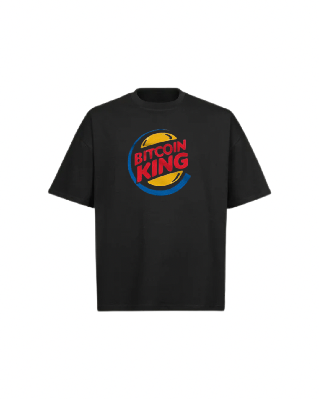 BITCOIN KING Oversized Boxy Tee