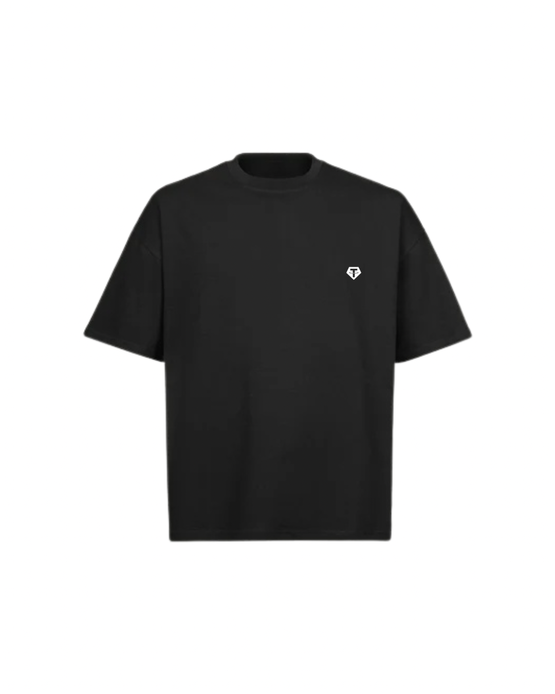 USDT TETHER Simple Oversized Boxy Tee
