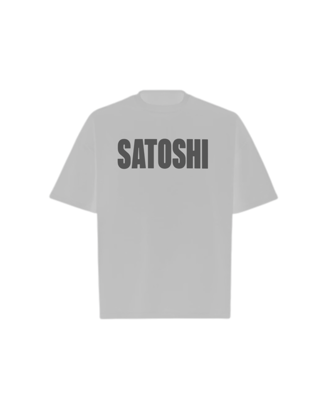 SATOSHI Logo Oversized Boxy Tee
