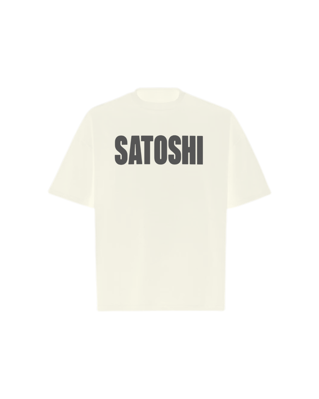 SATOSHI Logo Oversized Boxy Tee