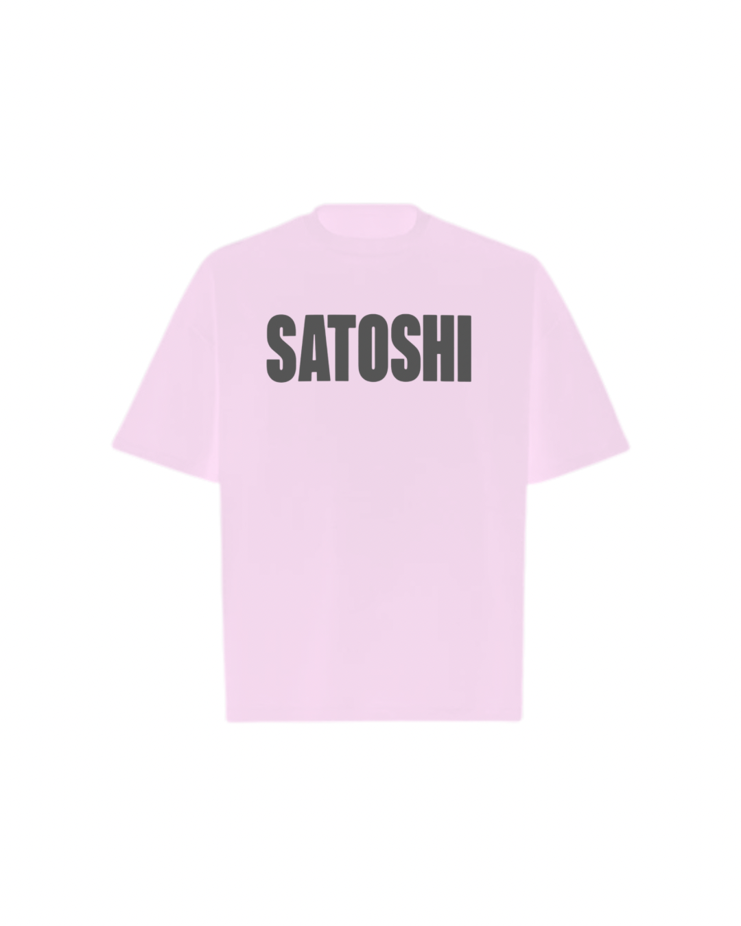 SATOSHI Logo Oversized Boxy Tee