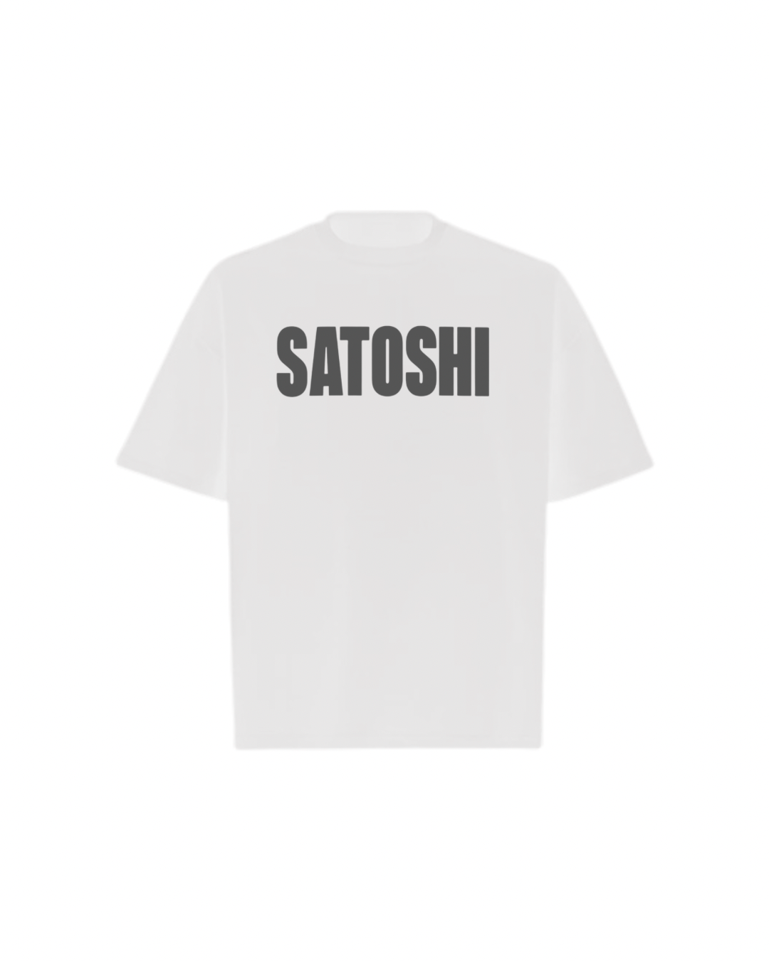 SATOSHI Logo Oversized Boxy Tee