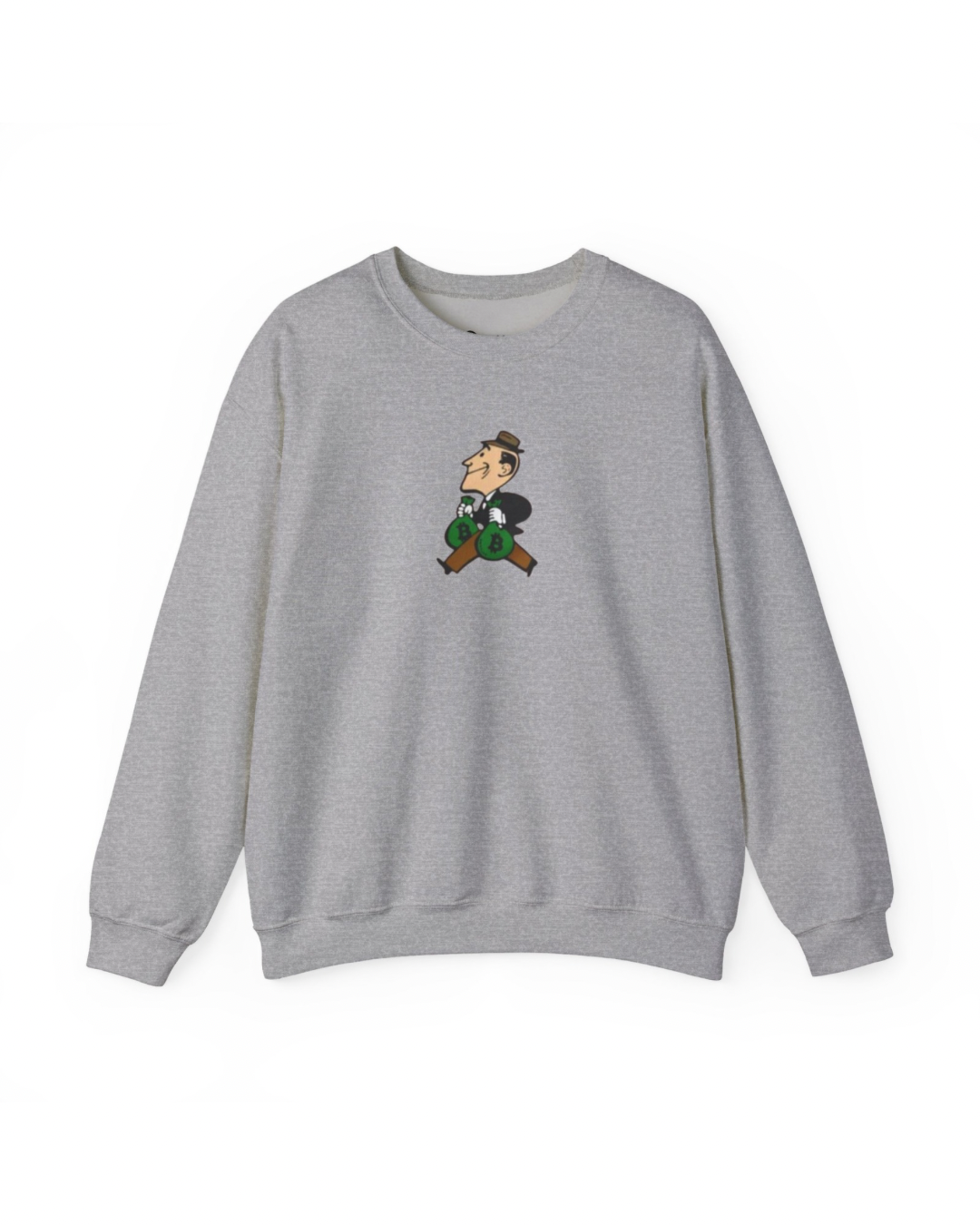 BITCOIN BTC MAN Heavy Crewneck Sweatshirt