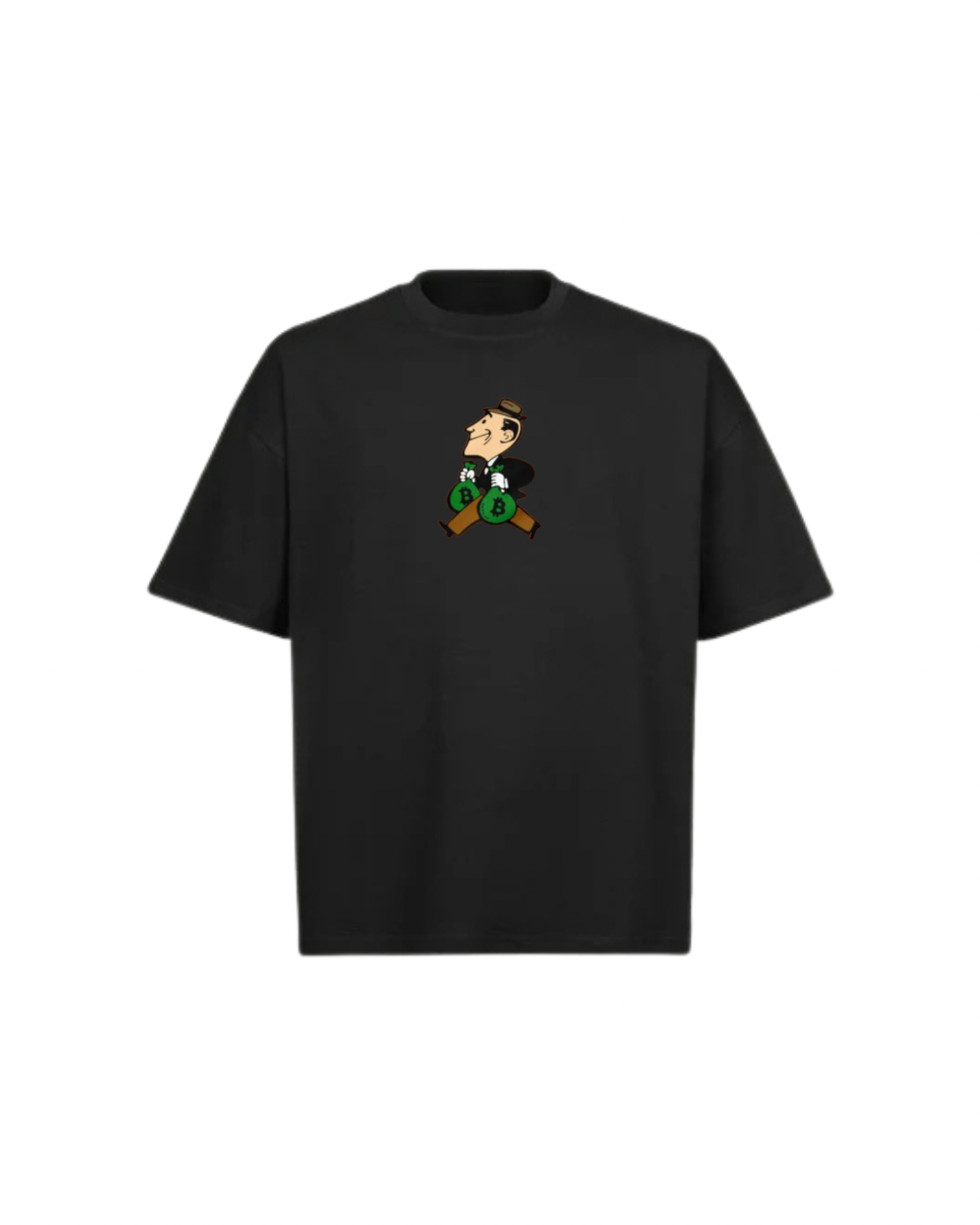 BITCOIN BTC MAN Oversized Boxy Tee