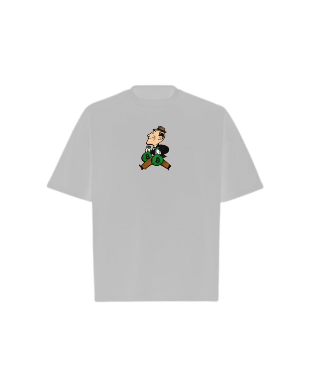 BITCOIN BTC MAN Oversized Boxy Tee