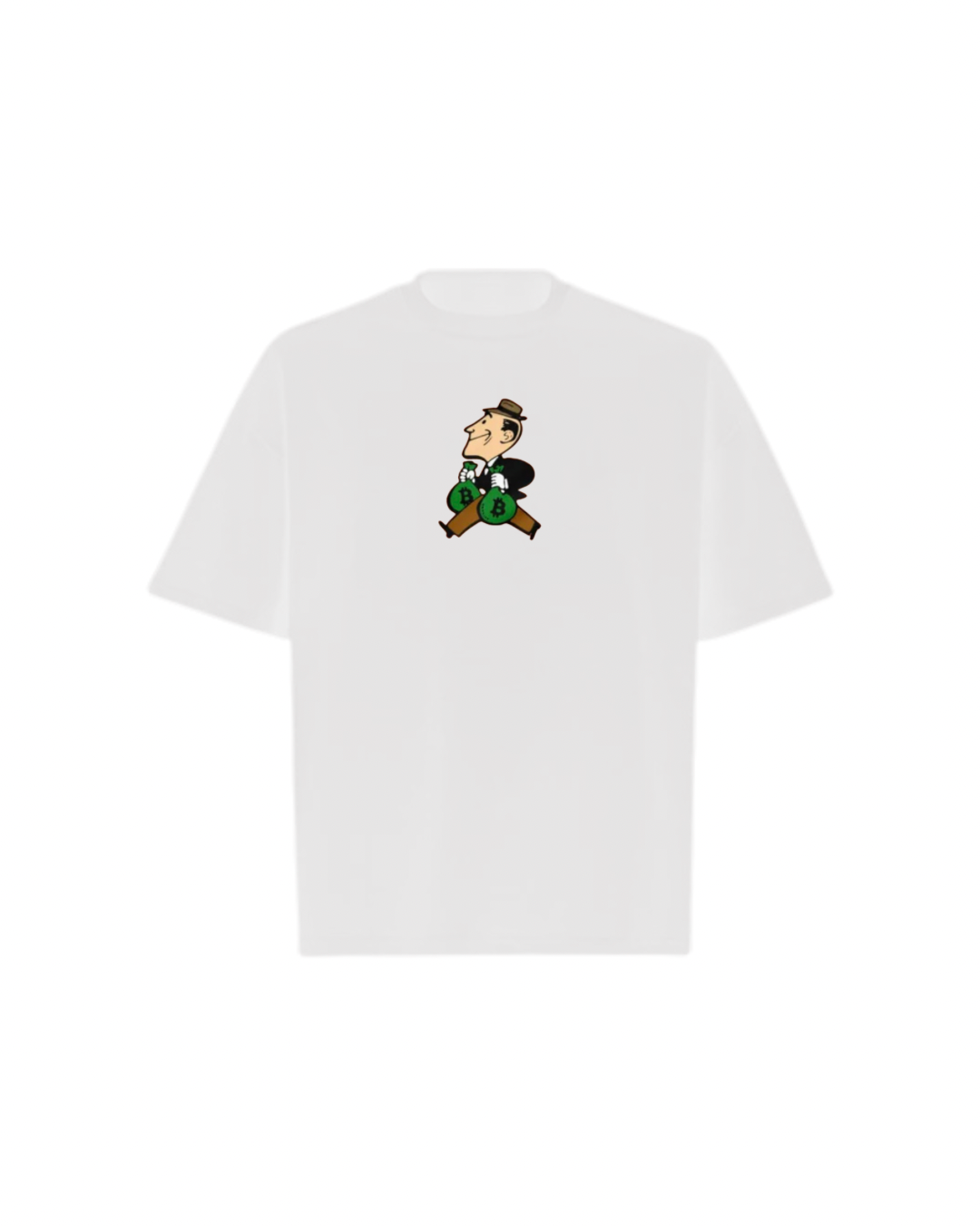 BITCOIN BTC MAN Oversized Boxy Tee