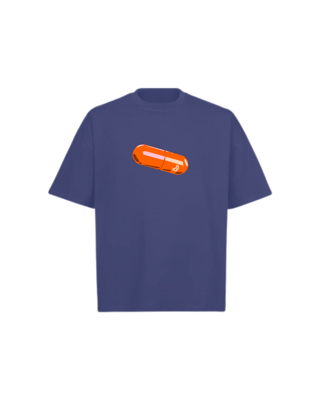BITCOIN PILL Oversized Boxy Tee