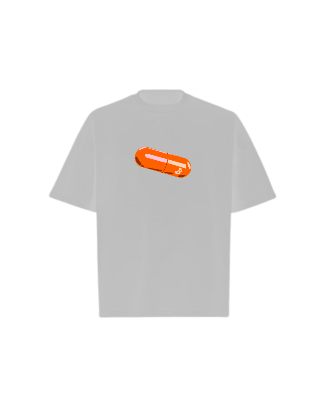 BITCOIN PILL Oversized Boxy Tee