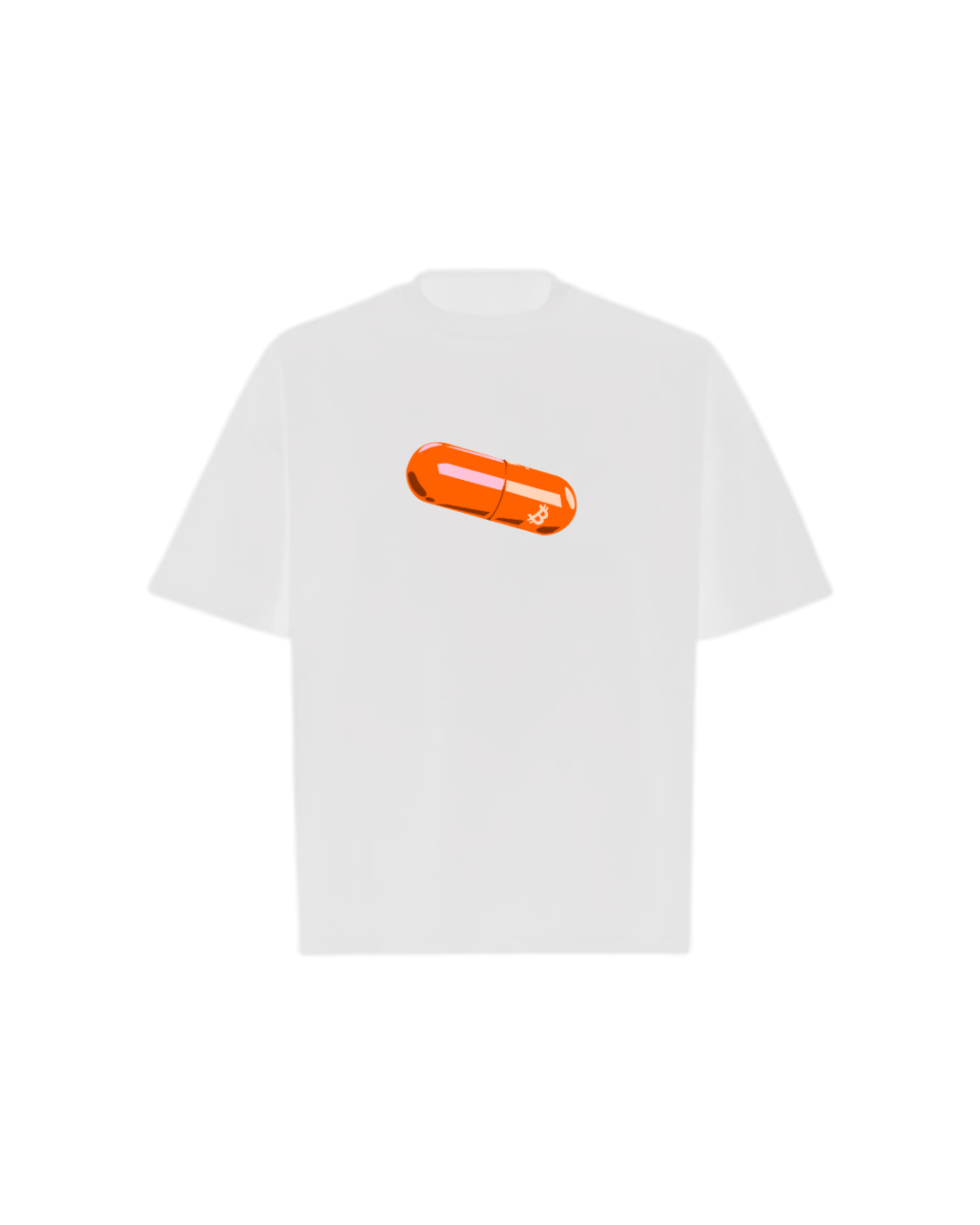 BITCOIN PILL Oversized Boxy Tee