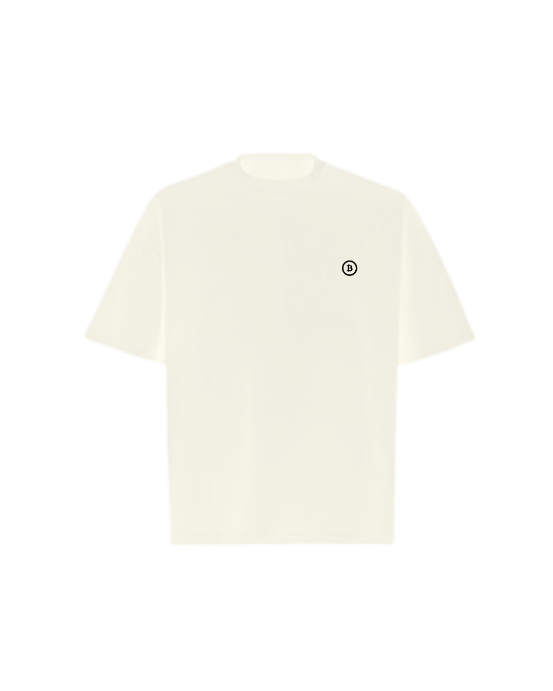 BTC BITCOIN Simple Oversized Boxy Tee