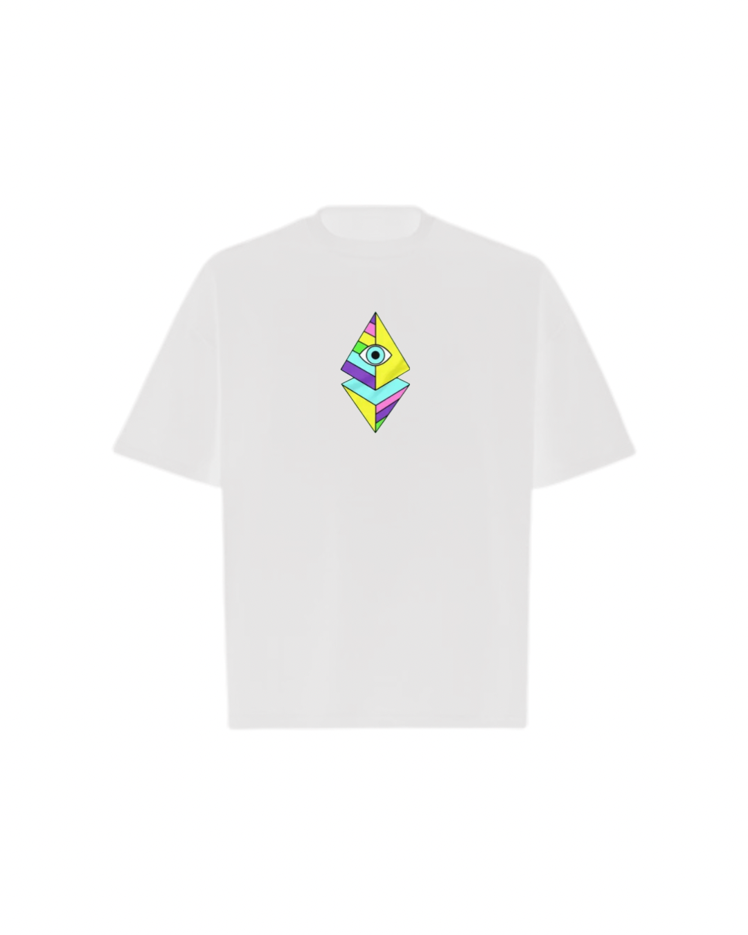 ETHEREUM EYE Oversized Boxy Tee