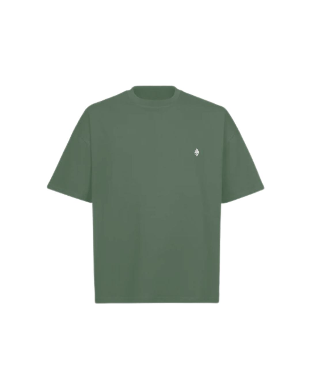 ETH ETHEREUM Simple Oversized Boxy Tee
