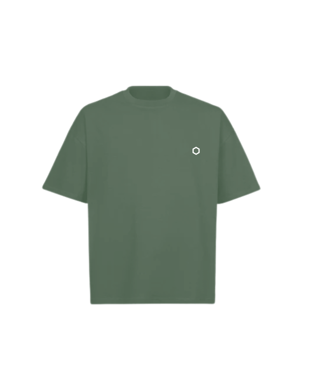 CHAINLINK LINK Simple Oversized Boxy Tee