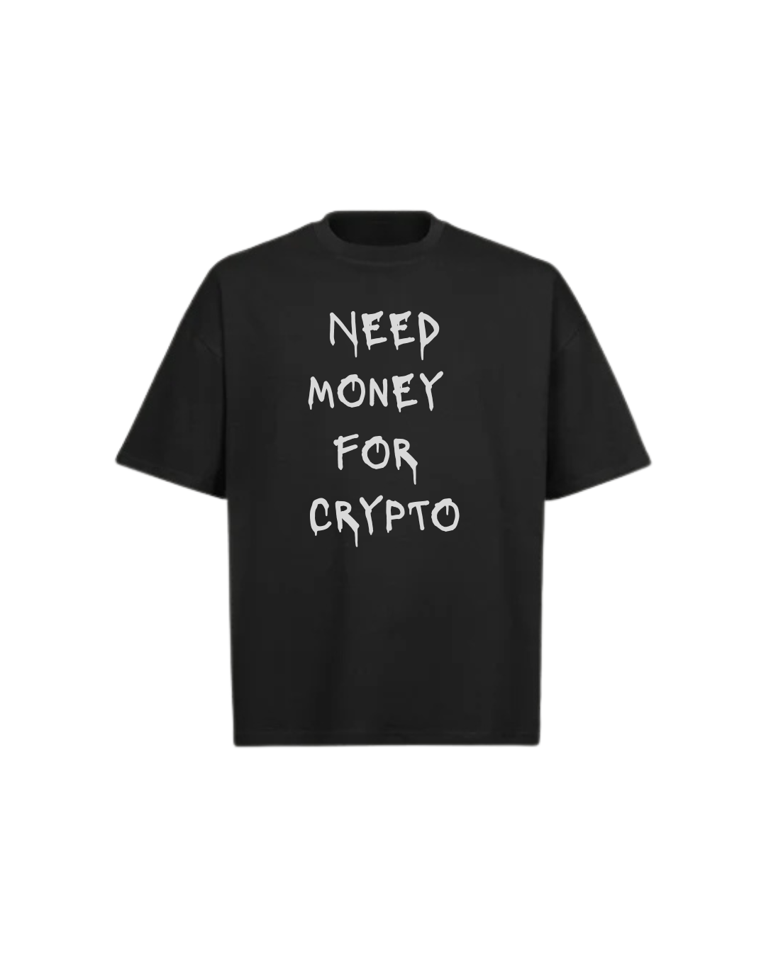 NEED MONEY Oversized Boxy Tee