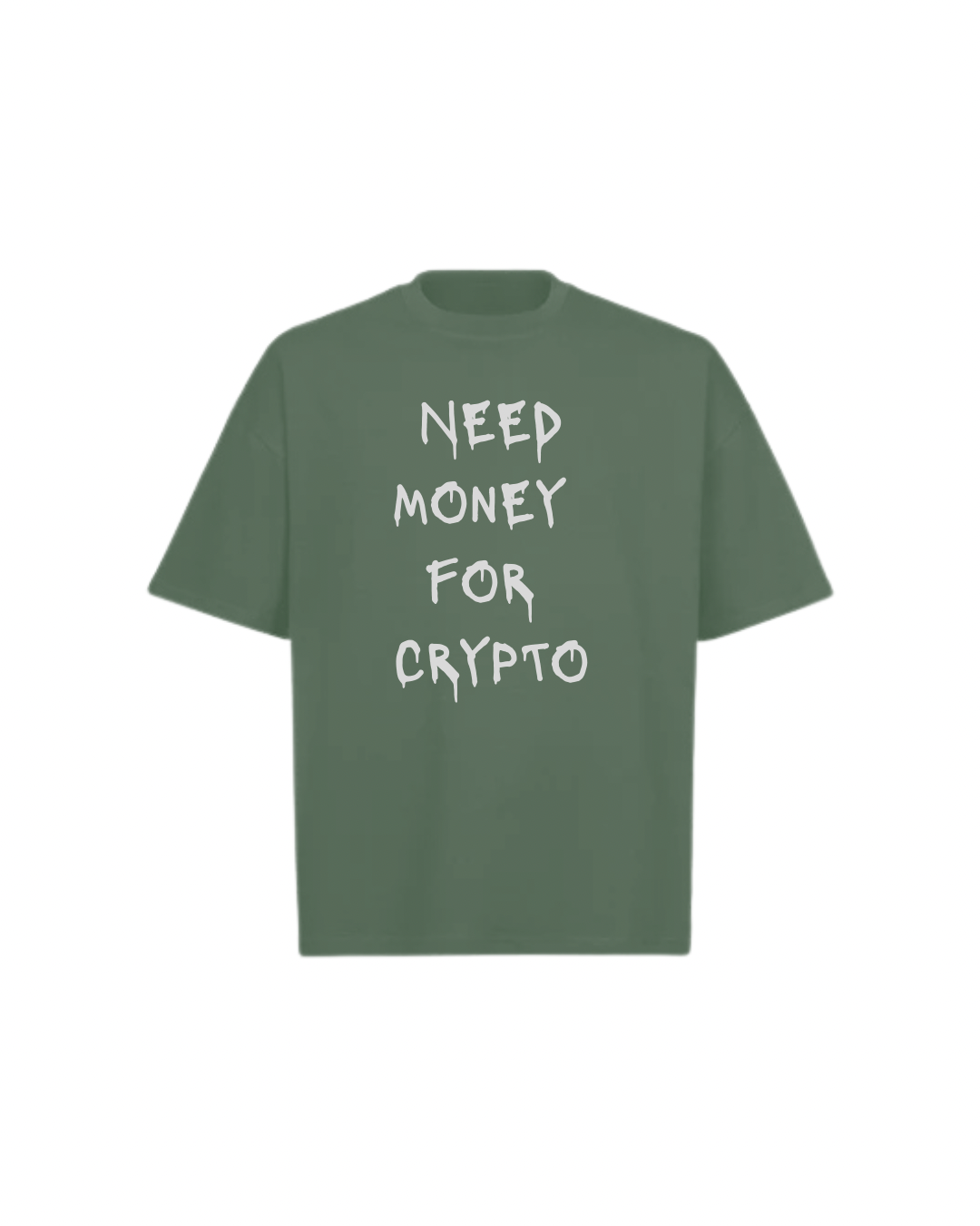 NEED MONEY Oversized Boxy Tee