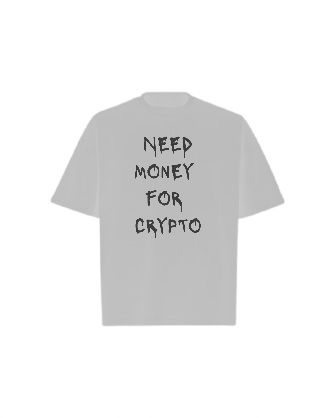 NEED MONEY Oversized Boxy Tee