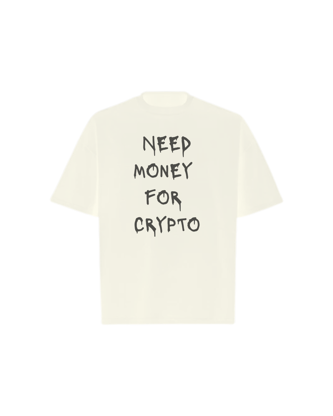 NEED MONEY Oversized Boxy Tee
