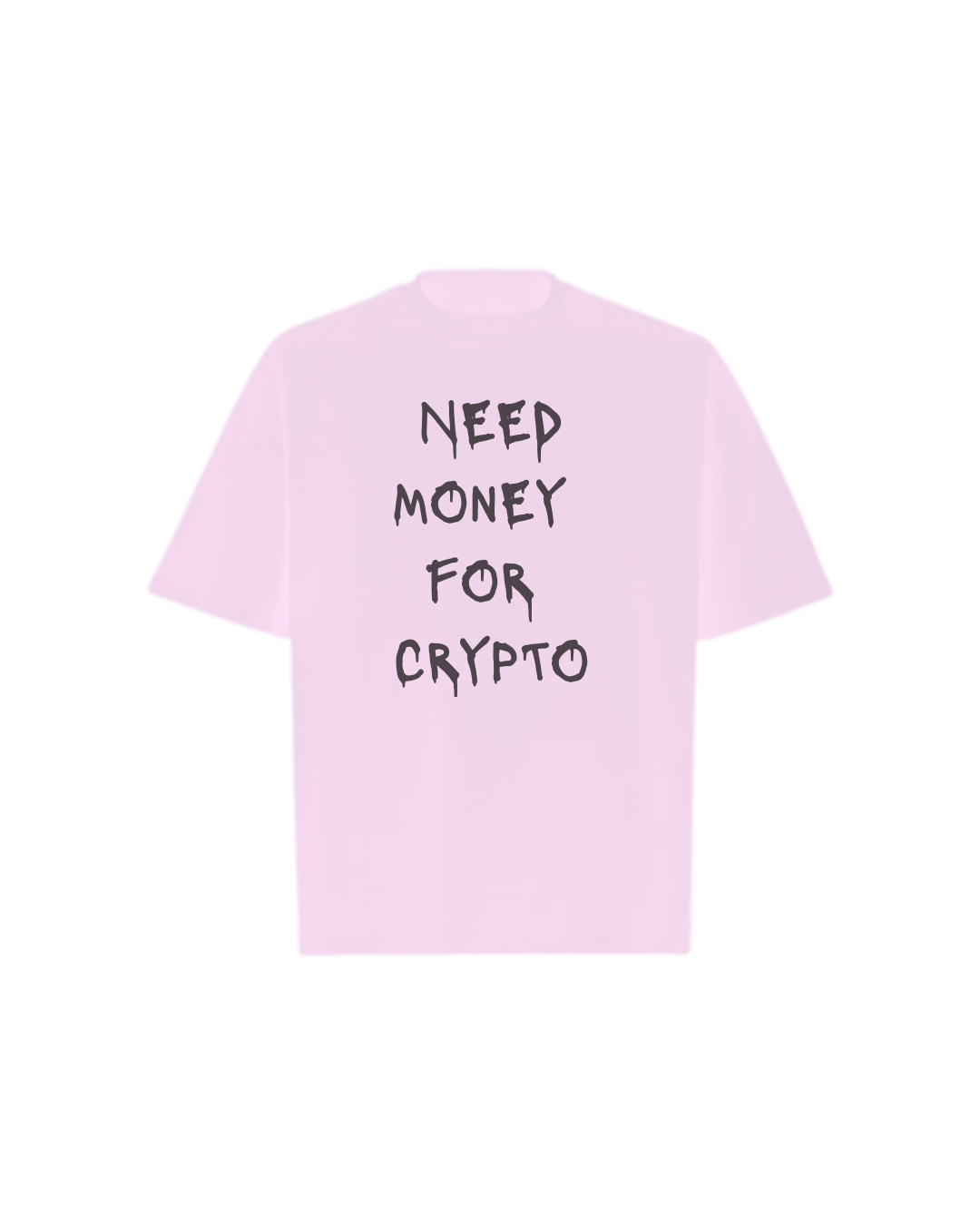 NEED MONEY Oversized Boxy Tee