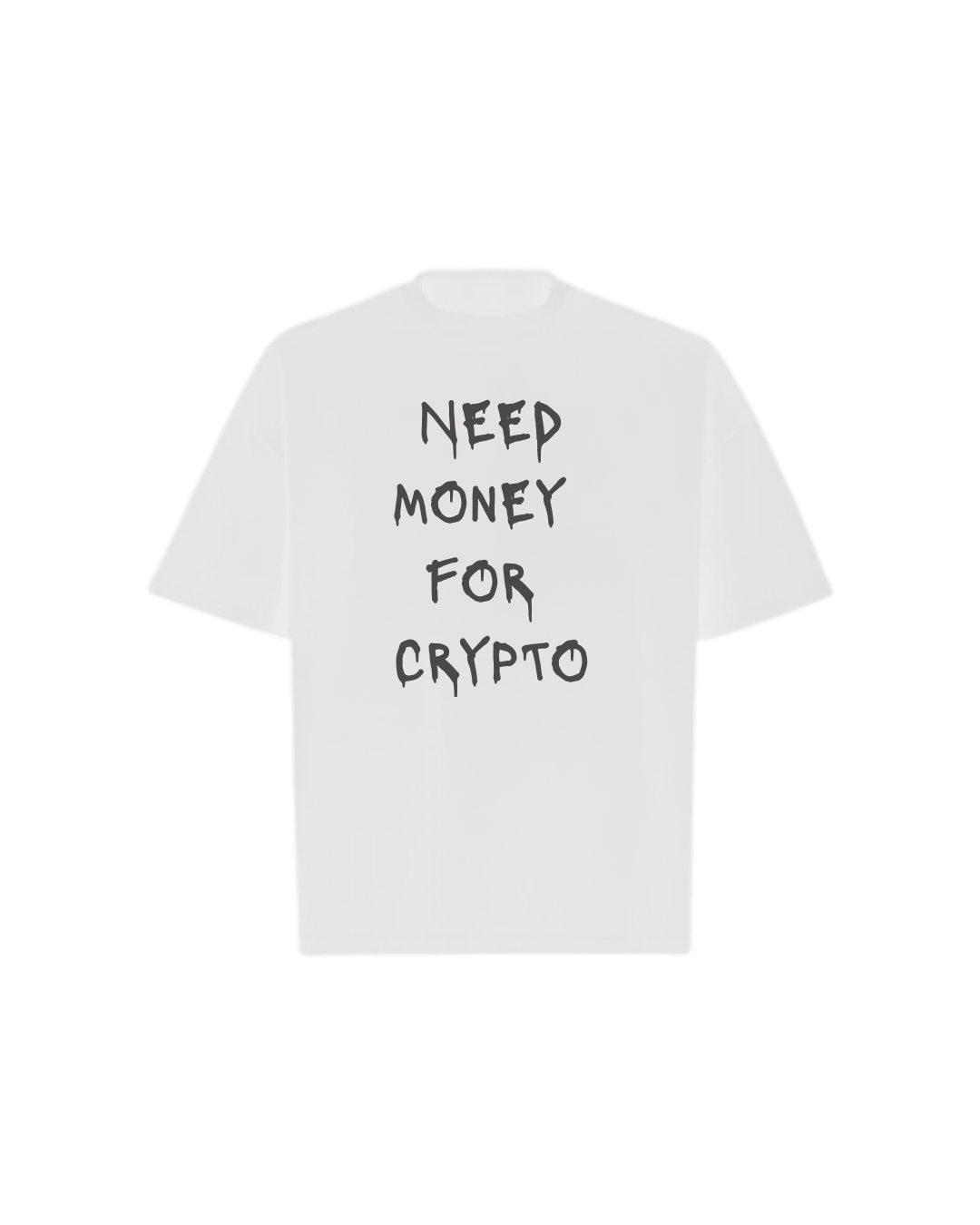 NEED MONEY Oversized Boxy Tee