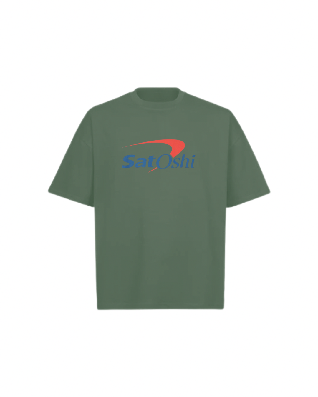 SATOSHI Logo Oversized Boxy Tee