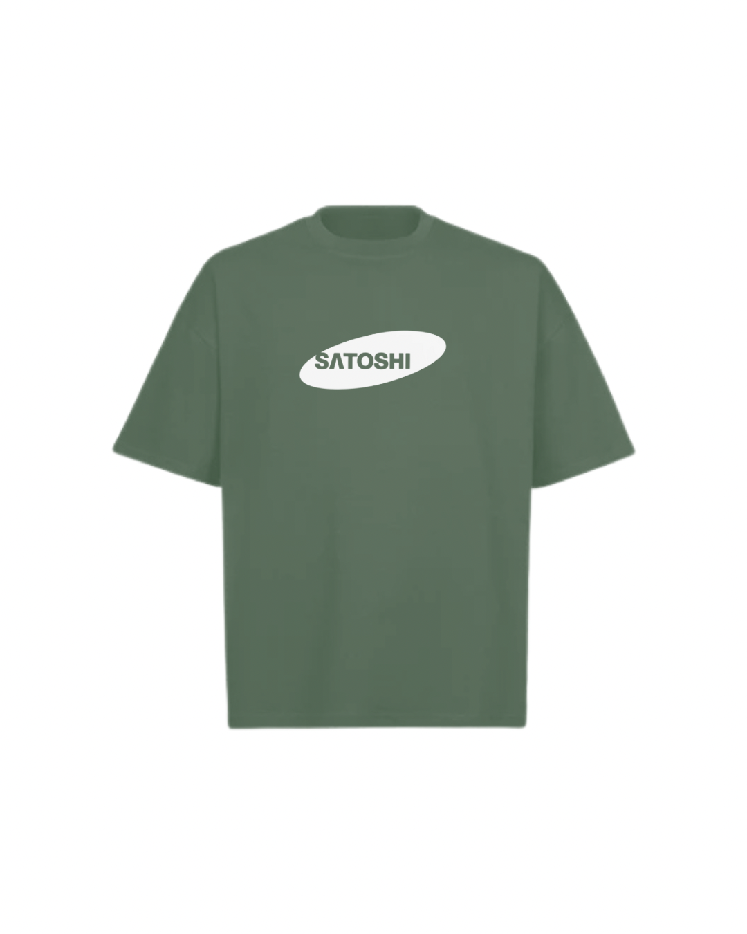 SATOSHI Logo Oversized Boxy Tee