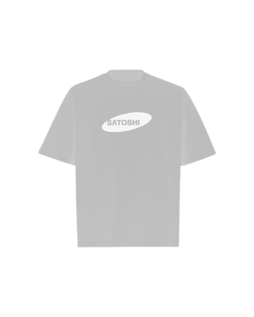 SATOSHI Logo Oversized Boxy Tee